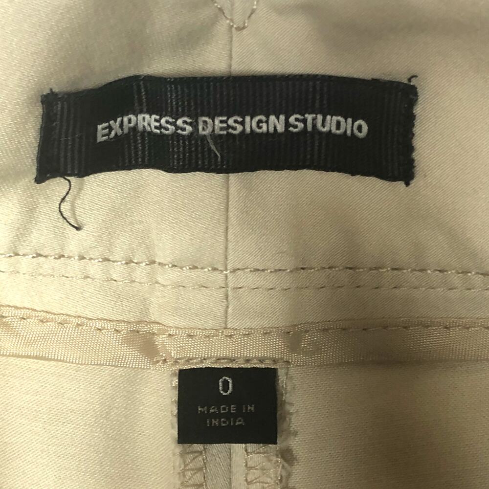 Express Khaki Front Button - Size 0 - image 7